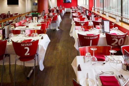 Red Café at Manchester United Football Club © Manchester United Football
