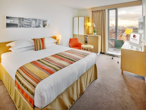 King Deluxe Bedroom at Double Tree by Hilton Manchester Piccadilly
