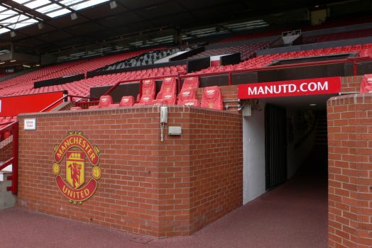 Manchester United team seats