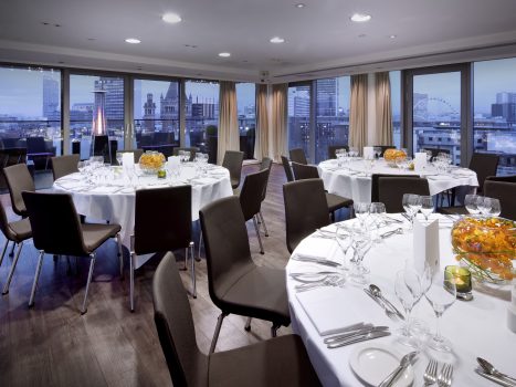 Sky Lounge Dining at Double Tree by Hilton Manchester Piccadilly